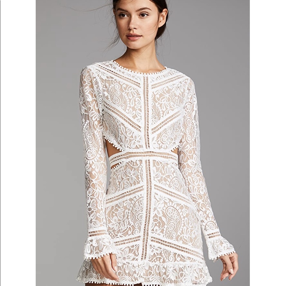 For Love & Lemons Emerie Cutout Dress Size S